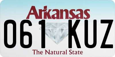 AR license plate 061KUZ