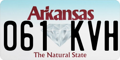 AR license plate 061KVH