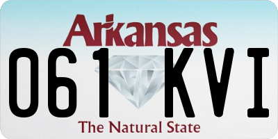 AR license plate 061KVI