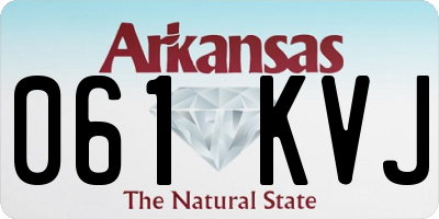 AR license plate 061KVJ