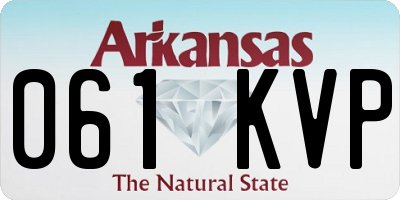 AR license plate 061KVP