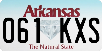 AR license plate 061KXS