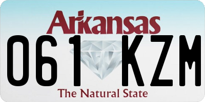 AR license plate 061KZM