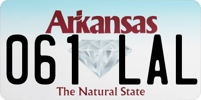 AR license plate 061LAL