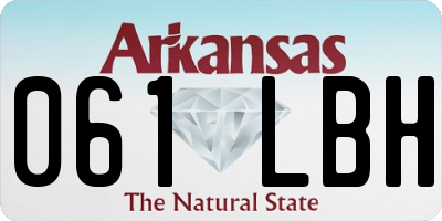 AR license plate 061LBH