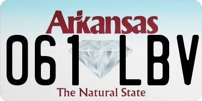 AR license plate 061LBV