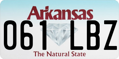AR license plate 061LBZ