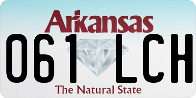 AR license plate 061LCH