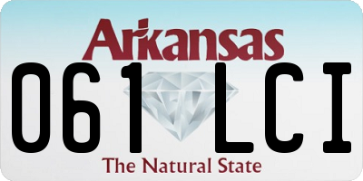 AR license plate 061LCI