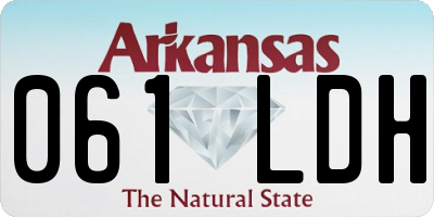 AR license plate 061LDH