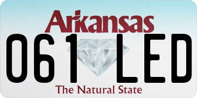 AR license plate 061LED