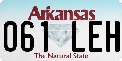 AR license plate 061LEH