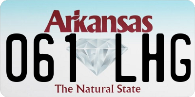 AR license plate 061LHG