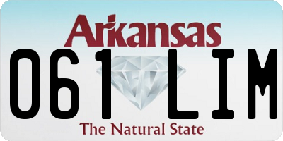 AR license plate 061LIM