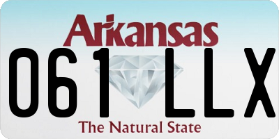 AR license plate 061LLX