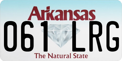 AR license plate 061LRG