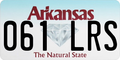 AR license plate 061LRS
