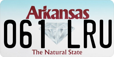AR license plate 061LRU