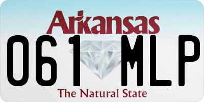 AR license plate 061MLP