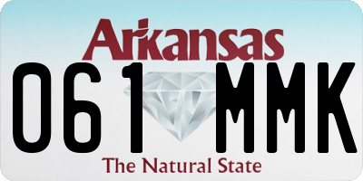 AR license plate 061MMK