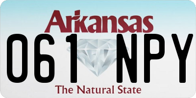 AR license plate 061NPY
