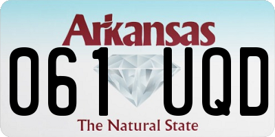 AR license plate 061UQD