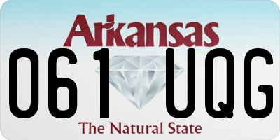 AR license plate 061UQG
