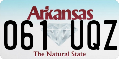 AR license plate 061UQZ