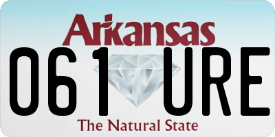 AR license plate 061URE