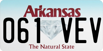 AR license plate 061VEV