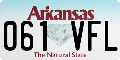 AR license plate 061VFL