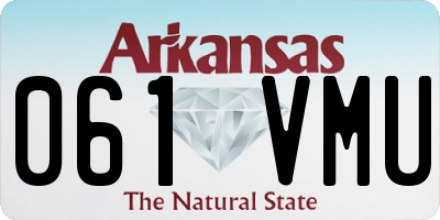 AR license plate 061VMU