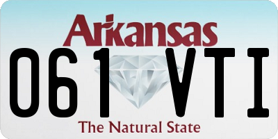 AR license plate 061VTI