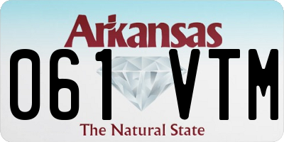 AR license plate 061VTM