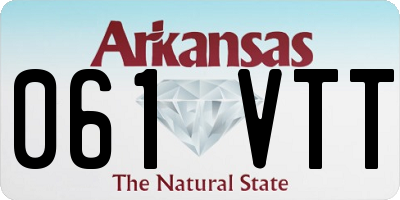 AR license plate 061VTT