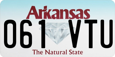 AR license plate 061VTU