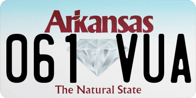 AR license plate 061VUA