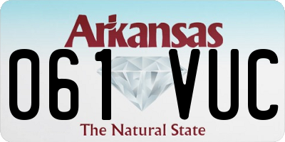 AR license plate 061VUC