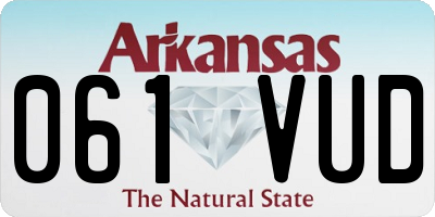 AR license plate 061VUD