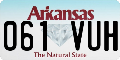 AR license plate 061VUH