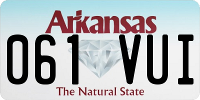 AR license plate 061VUI