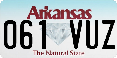 AR license plate 061VUZ