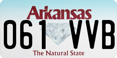 AR license plate 061VVB