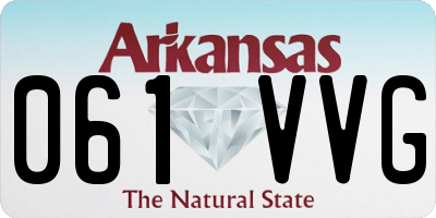 AR license plate 061VVG