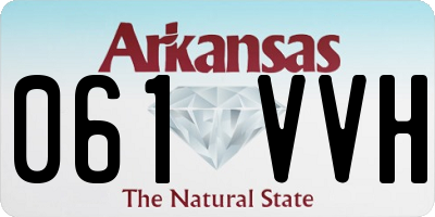 AR license plate 061VVH