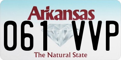 AR license plate 061VVP