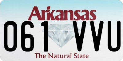 AR license plate 061VVU