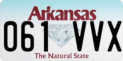 AR license plate 061VVX