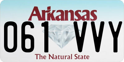 AR license plate 061VVY