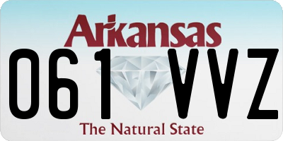 AR license plate 061VVZ